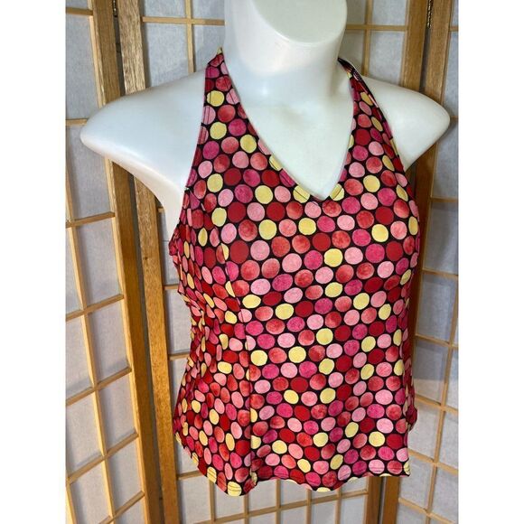 It Figures Sz 16 Polka Dot Tankini Top - Picture 9 of 11